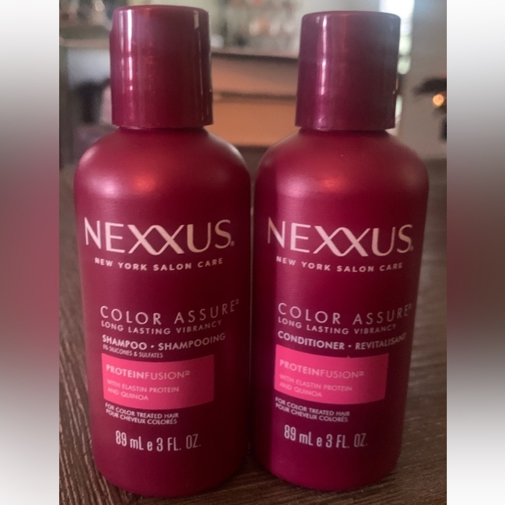 NEW Nexus Assure Shampoo Conditioner for Color Treated Hair with Protein 3 floz.